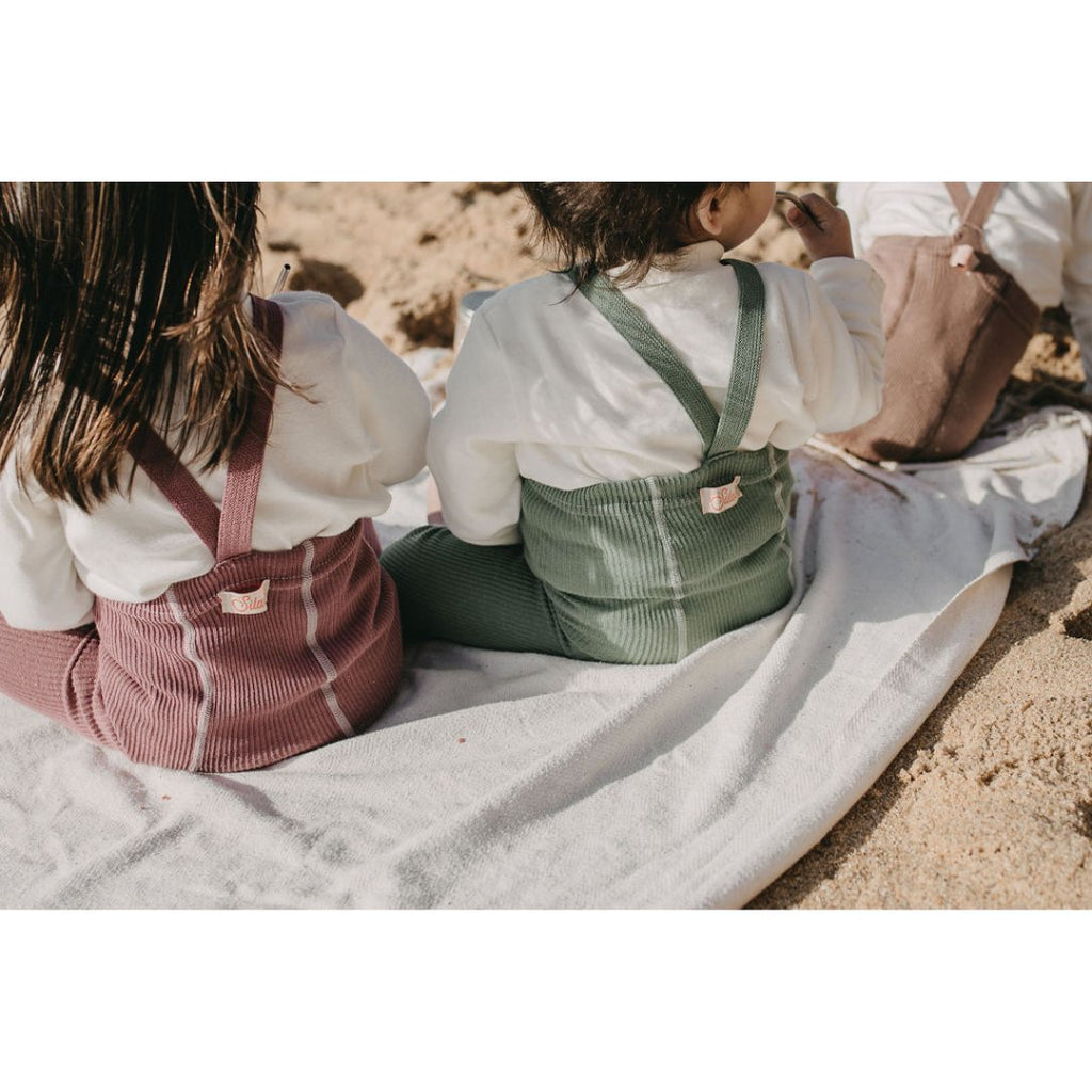 Silly Silas: Footless Tights - Matcha Oat Latte - Acorn & Pip_Silly Silas