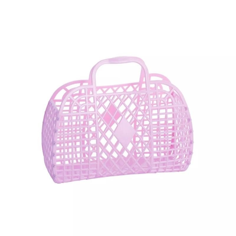 Sun Jellies: Retro Basket Small - Lilac - Acorn & Pip_Sun Jellies