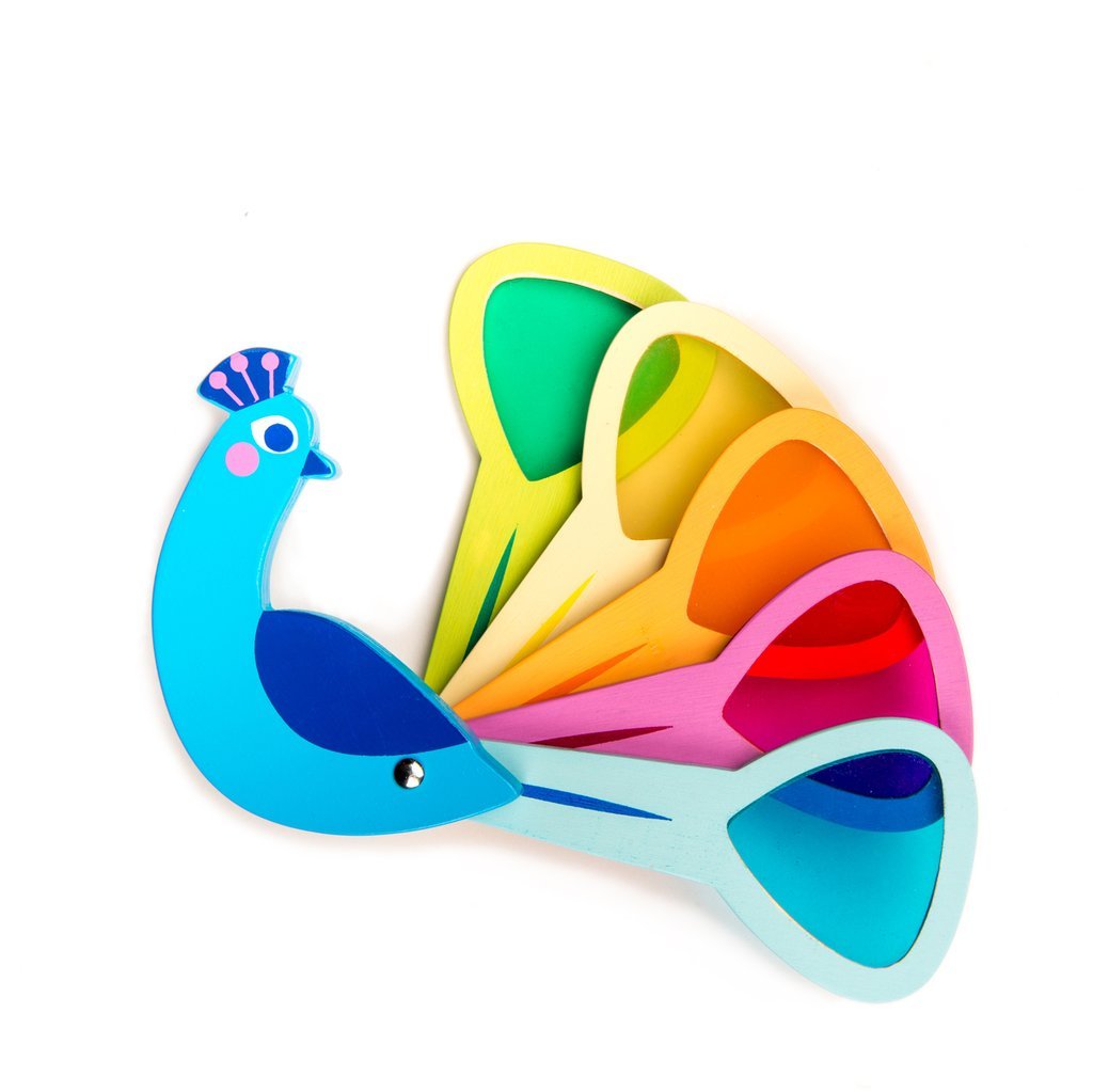 Tender Leaf Toys: Peacock Colours - Acorn & Pip_Tender Leaf Toys
