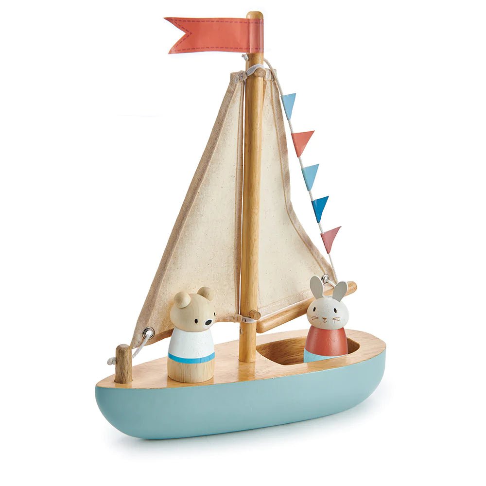 Tender Leaf Toys: Sailaway Boat - Acorn & Pip_Tender Leaf Toys